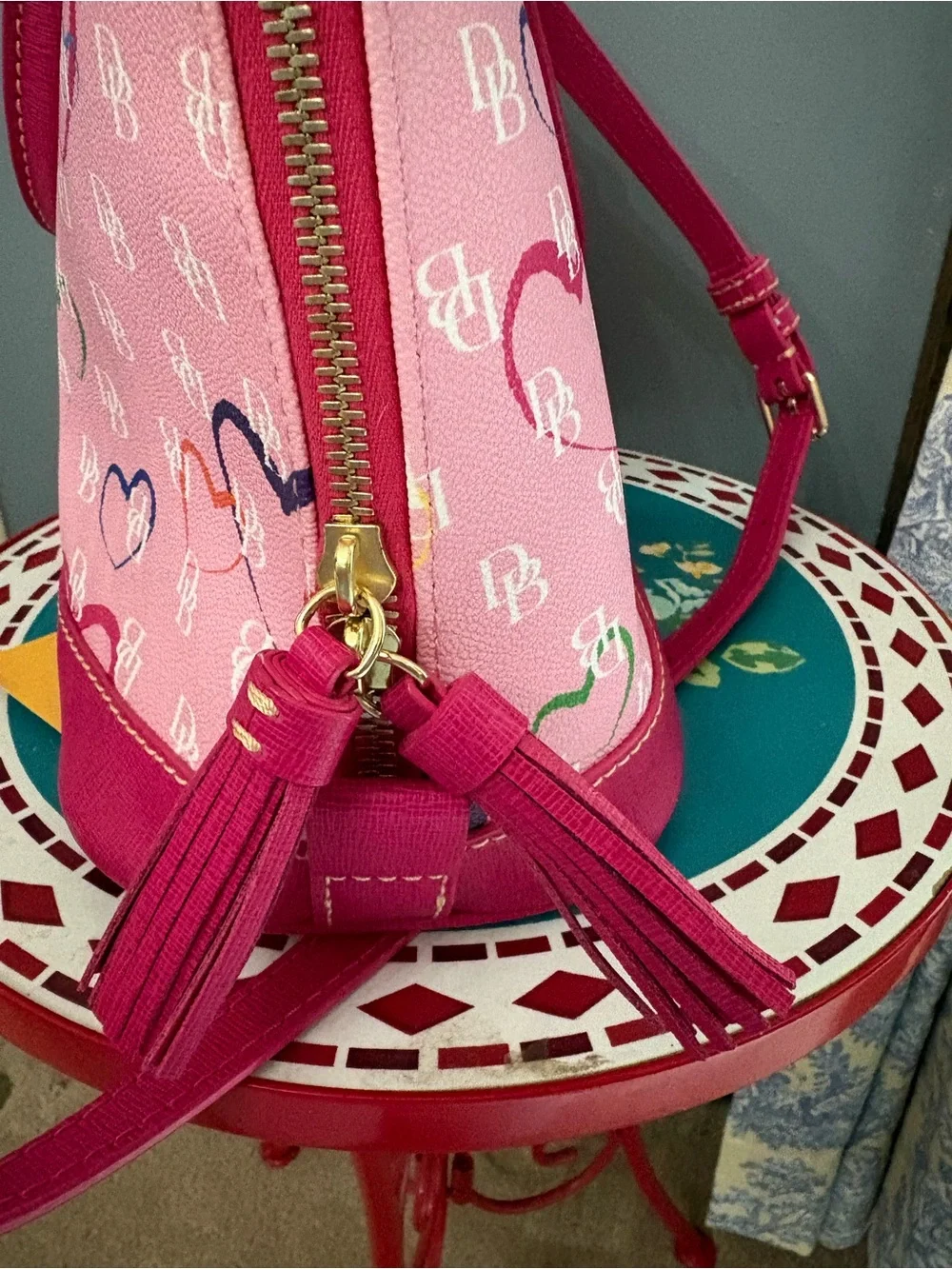 Dooney & Bourke Sweetheart Zip Zip Satchel